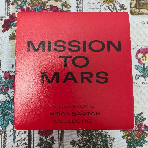 🎊NWT🎊Swatch X Omega MoonSwatch Mission To The Mars Watch - Picture 5 of 5